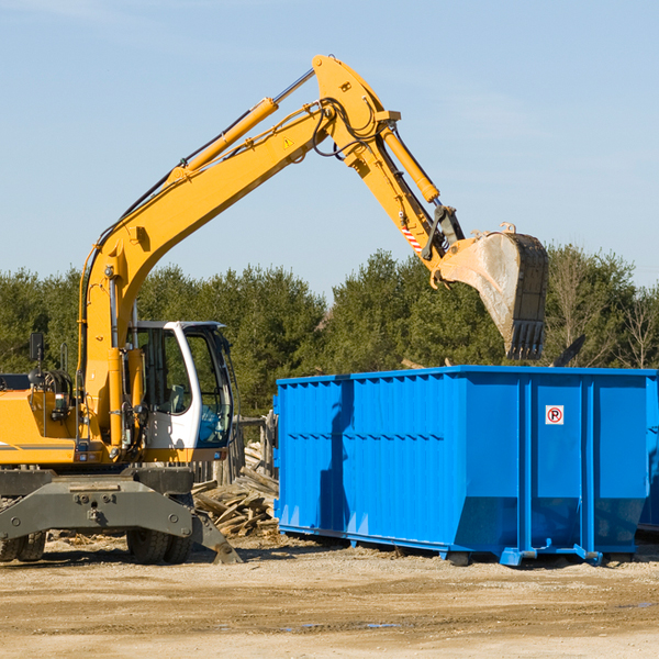 is there a minimum or maximum amount of waste i can put in a residential dumpster in Chester